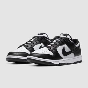 Nike Black and White Dunk Lows
